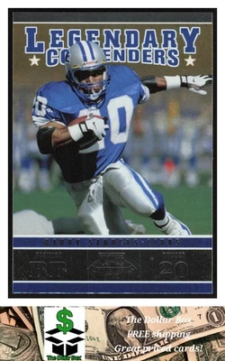 2011 Playoff Contenders Legendary Contenders #14 Barry Sanders FOIL  Lions - Image 1 of 2