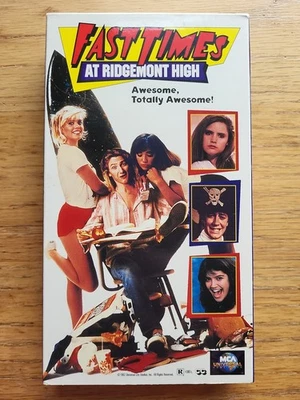 Fast Times at Ridgemont High VHS  Sean Penn MCA Universal 1982 / 1996 TESTED - Image 1 of 4