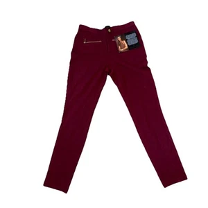 Legging IMAN Global Chic Talla 10 Corto Granate Elastizado con Cremallera - Imagen 1 de 5