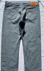 Pantalones de mezclilla gris recto LEVI'S 501 para hombre talla 37x28 etiqueta 38x30 - Imagen 1 de 11
