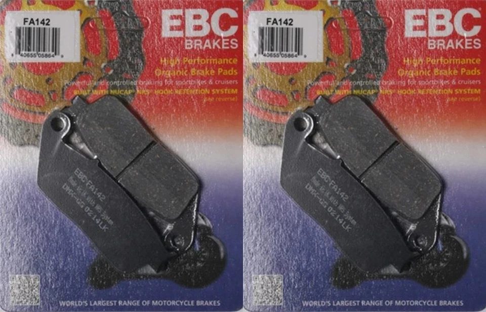 Органические передние дисковые тормозные колодки EBC подходят для HONDA PC800 PACIFICCOAST (1989–1997 гг.) - Изображение 1 из 1