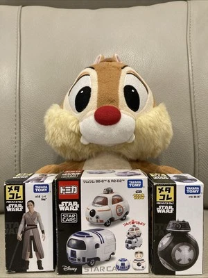 Takara Tomy Star Wars Disney Tsum Tsum Meta Colle Set de 3 Rey BB-9E BB-8 R2-D2 Foto 1 de 3