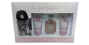 New York Yankees For Gift Woman's Set Parfum, Lotion, Shower Gel - 3 Piece - Picture 1 of 4