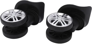 Luggage Castor 1 Pair Luggage Swivel Suitcase Castors Repalcement A19 - Picture 1 of 9
