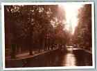 Hollande, Amsterdam, Canal D'Amsterdam  Vintage silver print. Pays Bas. Ned