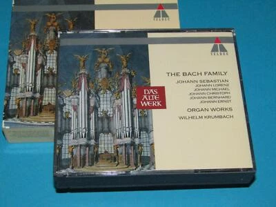 Wilhelm Krumbach / The Bach Family: Organ Works (GER 1993, Teldec) 2 CD-Box - Bild 1 von 4
