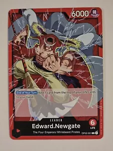 One Piece TCG Paramount War inglese Edward Newgate OP02-001 leader - Foto 1 di 2