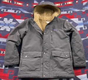 Patagonia Unisex Youth Sz M (10) Inferno Jacket Coat Kids Shearling Sherpa Parka - Picture 1 of 19