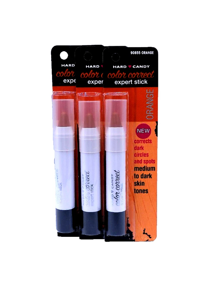 Lot/3 Hard Candy Color Correct Expert Stick ~ Orange ~ 0.10 oz / 2.7 g x 3 ~ - Image 1 of 2