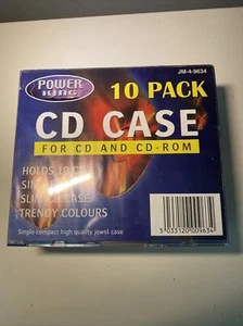 10x Coloured CD/DVD Slim Cases - Picture 1 of 6