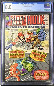 Tales to Astonish #63 CGC 8.0 - 1965 - origen, primera aplicación The Leader, cubierta Kirby - Imagen 1 de 2