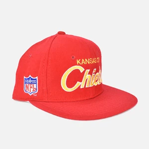 Kansas City Chiefs 90's Vintage Script Wool Sports Specialties NFL Fitted Hat - Picture 1 of 5