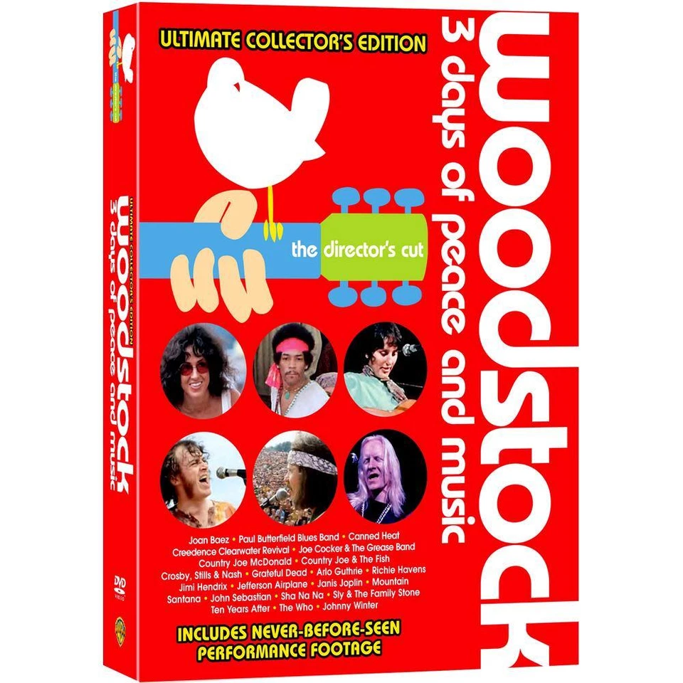 Woodstock Ultimate Collector's Edition 4xDVD 3 Days of Peace and Music Region 4 - Image 1 of 1