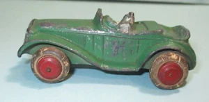 vintage 1930s Slush Savoye #SA001 Roadster w/driver 3 1/2" Green original - Picture 1 of 11