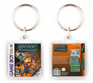 BIONIC COMMANDO ELITE FORCES GAME BOY COLOR NINTENDO LLAVERO KEYRING - Picture 1 of 1