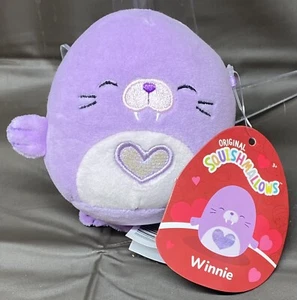 Squishmallows Mystery Squad Valentinstag Winnie 4 Zoll Plüsch - Bild 1 von 8