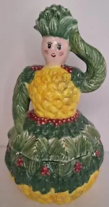 Tabletops Unlimited Fruit Lady Condiment Jelly Jar Anthropomorphic Kitsch - Picture 1 of 8