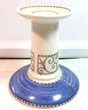 Wedgwood SARAH'S GARDEN * 1 kleine Leuchter blau* 4" England Porzellan