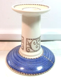 Wedgwood Sarah's Garden * 1 kleiner Kerzenständer blau * 4" England Porzellan - Bild 1 von 7