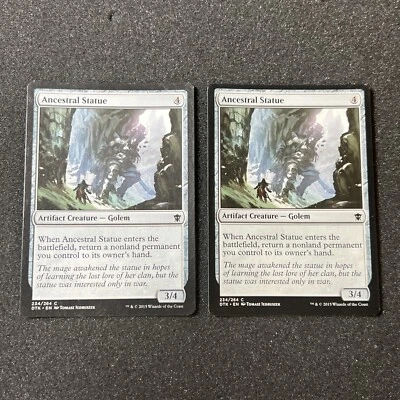 Ancestral Statue Magic The Gathering Mtg Artifact Dragons of Tarkir Card 2 - Image 1 of 4