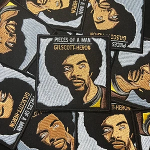 Gil Scott-Heron Patch - Pieces Of A Man - Strata East - Revolution Will Not Be - Picture 1 of 5