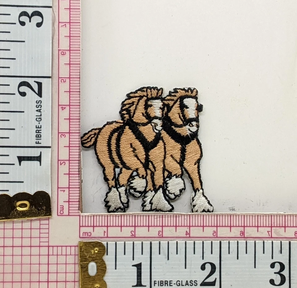 Clydesdales Horses Jacket Vest Patch Crest Badge  - Image 1 of 1