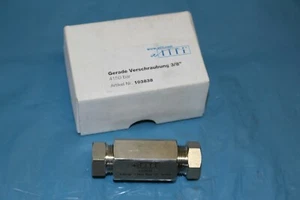 Allfi Gerade Verschraubung HD 3/8 4150 bar 103838 Hochdruck Wasserstrahl - Bild 1 von 7