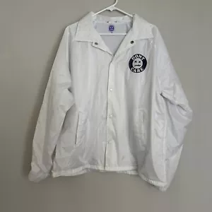 Don't Care Button Up Merchandise Wind Breaker Men's Xl White Button-Up - Picture 1 of 12