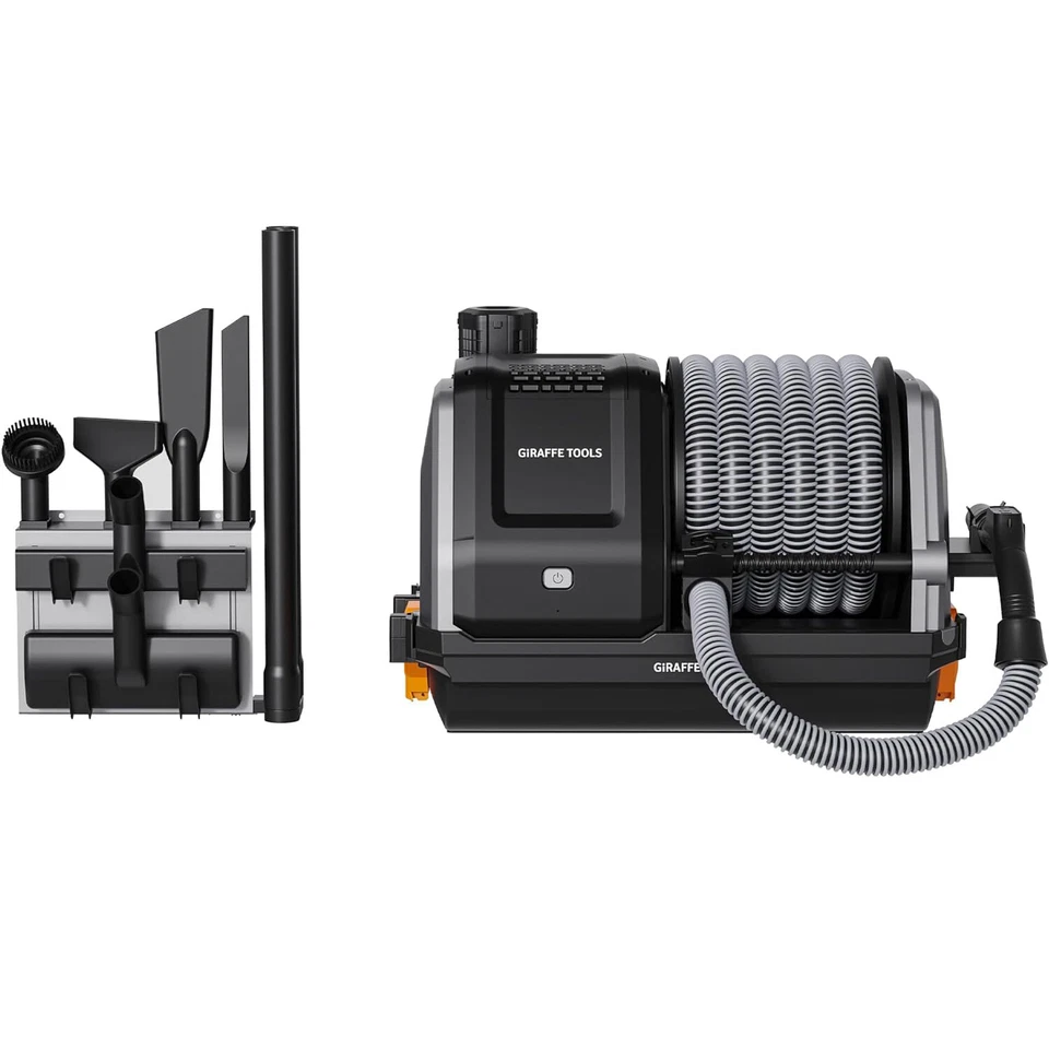 Giraffe Tools Wet Dry Vacuum Cleaner with 30FT Retractable Hose--Remote Control - Image 1 of 4