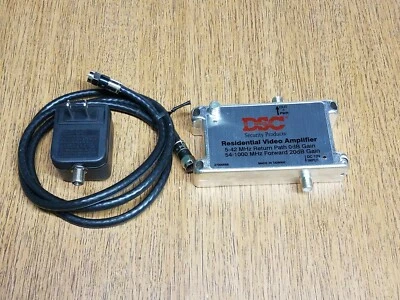 TV Antenna Amp - 20 DB  Distribution Amplifier 54-1000 MHz With Power Supply - Image 1 of 3