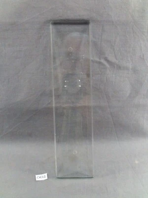 1 plaque de propreté en verre transparent biseauté 23,8 x 6,1 cm (CR22) - Photo 1/2