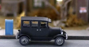 HO Jordan Highway Miniatures Style 4 Door Sedan komplett montiert unlackiertes Modell - Bild 1 von 1