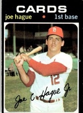1971 Topps Joe Hague St. Louis Cardinals #96