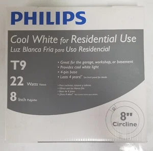 NEU Philips FC8T9 kaltweiß T9 22 Watt 8 Zoll Circline Leuchtstofflampe 4100K Glühbirne - Bild 1 von 4