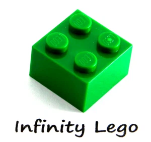 50 LEGO Green Bricks 2 x 2 (3003) - (50 Pieces) - Bild 1 von 2