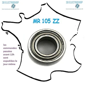 roulement à billes MR 105 ZZ 5x10x4mm générique, 3d print, cnc bearing - Imagen 1 de 1