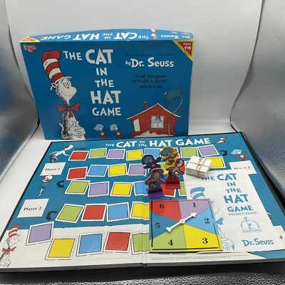 Board Game Dr Seuss The Cat in The Hat Board Game Based on The Books Complete  - Image 1 of 4