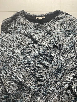 COLDWATER CREEK Womens Size XL (Bohemian Print Boat Neck Long Sleeve Shirt Foto 1 de 4