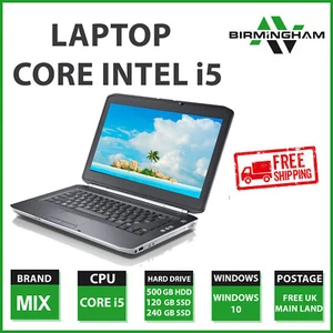 Laptop Fast Intel Core i5 / 16GB RAM / 500GB 1TB SSD Win 10 WIFI USB - Picture 1 of 3
