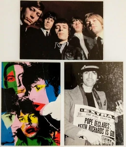 Rolling Stones - Lot of 3 Vintage Postcards - Pyramid United Kingdom NOS unbenutzt - Bild 1 von 2