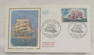 FRANCE 1971 - LE CAP HORNIER " ANTOINETTE " - FDC - Image 1 of 2