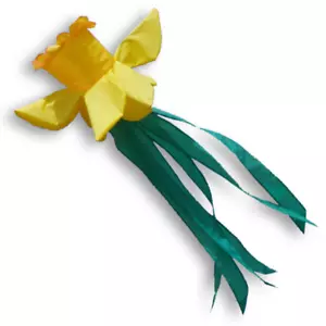 Daffodil Windsock for Flagpole - Picture 1 of 1