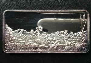 1974 Hamilton Mint Blossoms of Grand Canyon HAM-490 Silber Kunstbarren A1669 - Bild 1 von 3