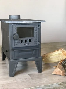 Holz- und Kohleofen Gusseisen, Camping-, Wohnwagen- und Zeltofen - Bild 1 von 5