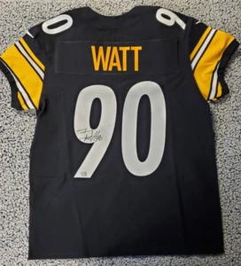 T.J. WATT Signed Limited NIKE On Field #90 STEELERS Jersey - FANATICS - Sz 44 - Picture 1 of 16
