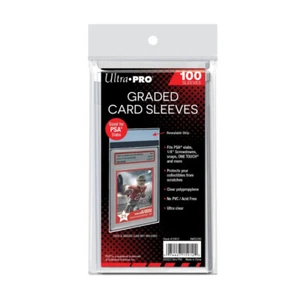 Ultra Pro - 100 x Graded Card Sleeves Resellable para tarjetas calificadas por PSA - Imagen 1 de 4