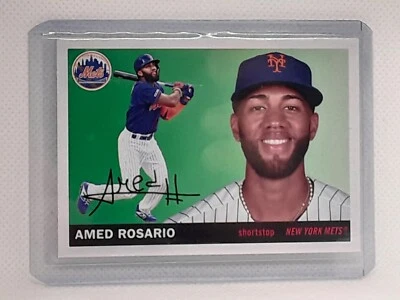 Amed Rosario 2020 Topps Archives Baseball - (1955) #84 - New York Mets - Image 1 of 2