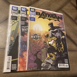Batman y la señal #1-3 ¡Juego completo! Primera aplicación 2018 Scott Snyder Metal - Imagen 1 de 4