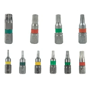 Heavy Duty Magnetic T6 T40 Hex Screwdriver Bit Set 1/4 Hex Shank (4pcs) - Picture 1 of 69