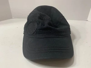 Harley Davidson Short Bill Hat Size medium/ large Black Baseball Cap Bike - Picture 1 of 9
